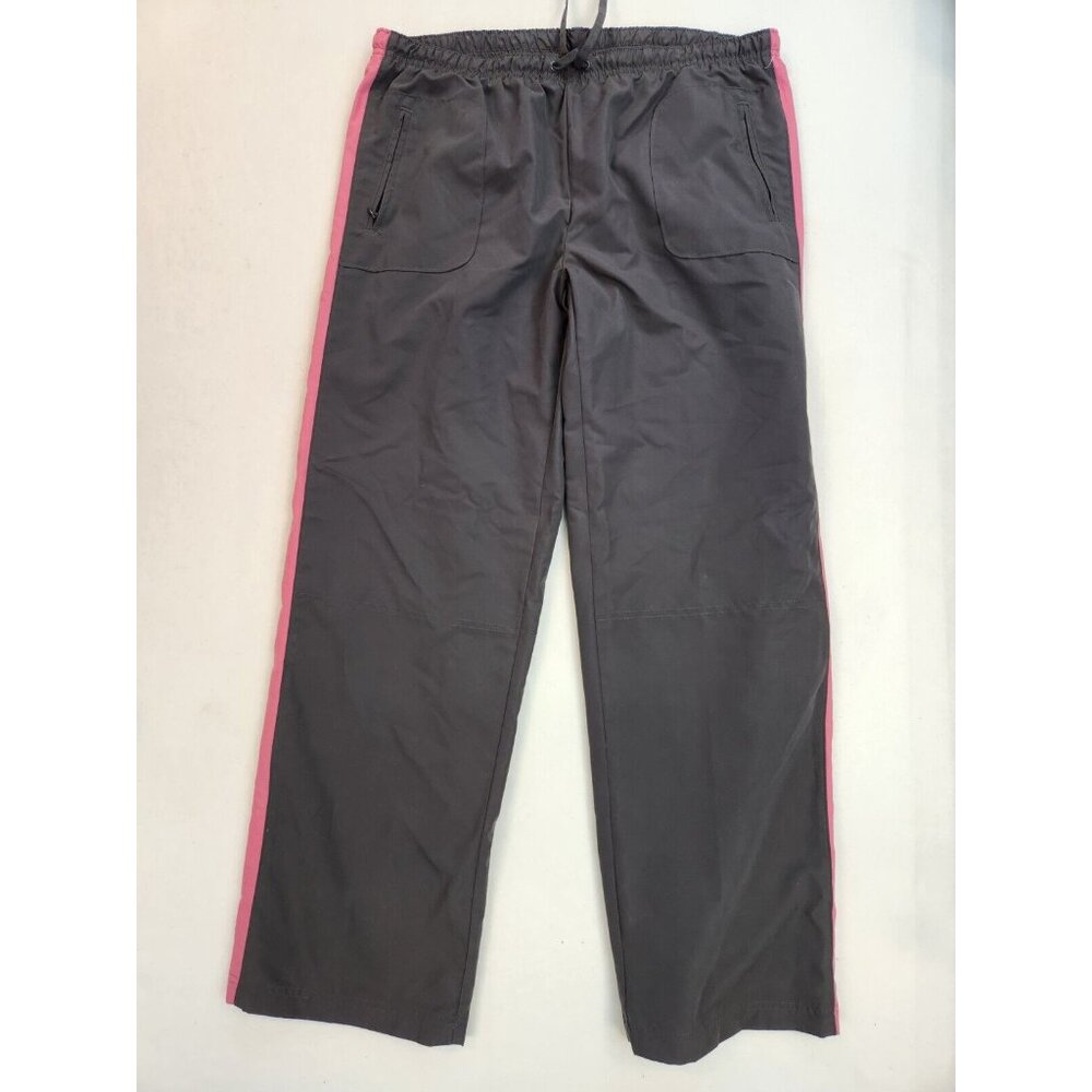 Tek Gear Teen Black Red Sweatpants With Front Pockets Size Large Wide Leg